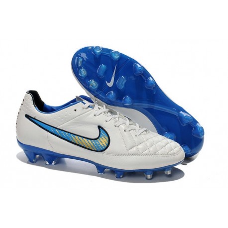 chaussures de foot nike bleu