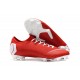 Chaussure de Foot Mercurial 2019 Nike Vapor XII Elite FG - Rouge Blanc