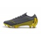 Chaussure de Foot Mercurial 2019 Nike Vapor XII Elite FG - Gris Tonnerre Noir Gris Foncé