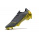 Chaussure de Foot Mercurial 2019 Nike Vapor XII Elite FG - Gris Tonnerre Noir Gris Foncé