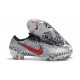 Nike Chaussure de Foot Mercurial Vapor XII Elite FG Neymar - Blanc Rouge Noir