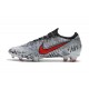 Nike Chaussure de Foot Mercurial Vapor XII Elite FG Neymar - Blanc Rouge Noir