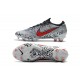 Nike Chaussure de Foot Mercurial Vapor XII Elite FG Neymar - Blanc Rouge Noir