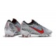 Nike Chaussure de Foot Mercurial Vapor XII Elite FG Neymar - Blanc Rouge Noir