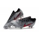 Nike Chaussure de Foot Mercurial Vapor XII Elite FG Neymar - Blanc Rouge Noir