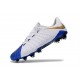 Crampons de Football 2019 Nike Hypervenom Phantom III FG Bleu Blanc Or