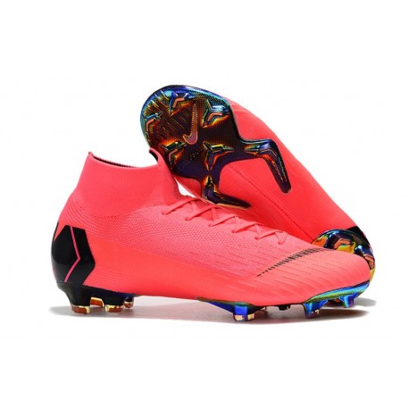 Nike Chaussures football Mercurial Superfly VI 360 Elite FG Rose Noir