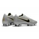 Nike Chaussure de Foot Mercurial Vapor XII Elite FG Argent Noir