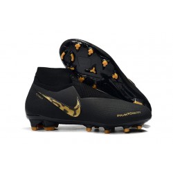 Crampons Nouvelles Nike Phantom Vision Elite DF FG Black Lux