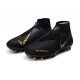 Crampons Nouvelles Nike Phantom Vision Elite DF FG Black Lux