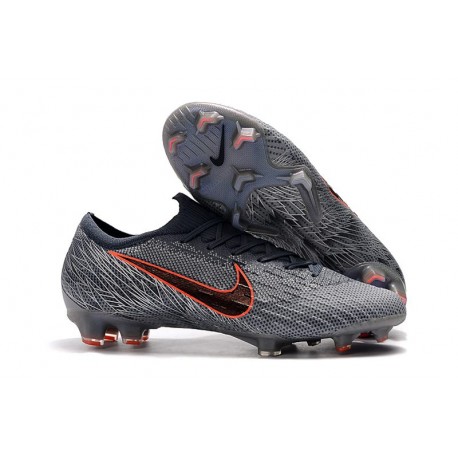 Crampons Nike Mercurial Vapor XII Elite FG 2019 Gris Noir Orange