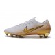 Crampons Nike Mercurial Vapor XII Elite FG 2019 Blanc Or