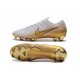 Crampons Nike Mercurial Vapor XII Elite FG 2019 Blanc Or