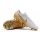 Crampons Nike Mercurial Vapor XII Elite FG 2019 Blanc Or