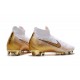 Crampon Nike Mercurial Superfly VI 360 Elite FG Blanc Or