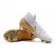 Crampon Nike Mercurial Superfly VI 360 Elite FG Blanc Or