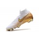 Crampon Nike Mercurial Superfly VI 360 Elite FG Blanc Or