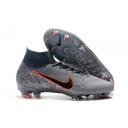 Crampon Nike Mercurial Superfly VI 360 Elite FG Gris Noir