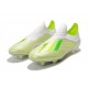 Adidas Chaussures de Football X 18+ FG - Blanc Vert