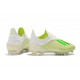 Adidas Chaussures de Football X 18+ FG - Blanc Vert