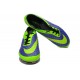 Chaussures de Football Nike Hypervenom Phantom FG Hommes Bleu Vert Noir