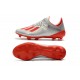 Crampons de Football adidas X 19.1 FG Argent Rouge