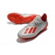 Crampons de Football adidas X 19.1 FG Argent Rouge