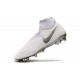 Crampons Nouvelles Nike Phantom Vision Elite DF FG Blanc