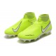 Crampons Nouvelles Nike Phantom Vision Elite DF FG Volt Blanc