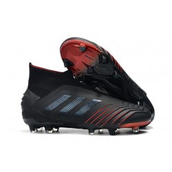 adidas Predator 19+ FG Nouvel Chaussure Noir Rouge