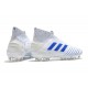 adidas Predator 19+ FG Nouvel Chaussure Blanc Bleu