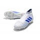 adidas Predator 19+ FG Nouvel Chaussure Blanc Bleu