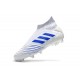 adidas Predator 19+ FG Nouvel Chaussure Blanc Bleu