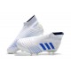 adidas Predator 19+ FG Nouvel Chaussure Blanc Bleu