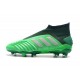 adidas Predator 19+ FG Nouvel Chaussure Vert Argent