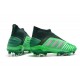 adidas Predator 19+ FG Nouvel Chaussure Vert Argent