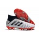 adidas Predator 19+ FG Nouvel Chaussure Argent Rouge Noir