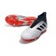 adidas Predator 19+ FG Nouvel Chaussure Argent Rouge Noir