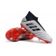 adidas Predator 19+ FG Nouvel Chaussure Argent Rouge Noir