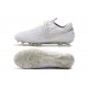 Crampons de Football Nike Tiempo Legend 8 Elite FG Blanc Chrome Platine