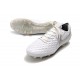 Crampons de Football Nike Tiempo Legend 8 Elite FG Blanc Chrome Platine