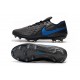 Crampons de Football Nike Tiempo Legend 8 Elite FG Noir Bleu