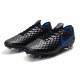 Crampons de Football Nike Tiempo Legend 8 Elite FG Noir Bleu