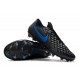 Crampons de Football Nike Tiempo Legend 8 Elite FG Noir Bleu