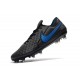 Crampons de Football Nike Tiempo Legend 8 Elite FG Noir Bleu