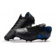 Crampons de Football Nike Tiempo Legend 8 Elite FG Noir Bleu