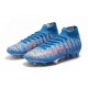 Ronaldo Chaussures Nike Mercurial Superfly VII Elite FG Bleu Shuai