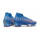 Ronaldo Chaussures Nike Mercurial Superfly VII Elite FG Bleu Shuai