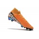 Chaussures Nike Mercurial Superfly VII Elite FG Orange Blanc