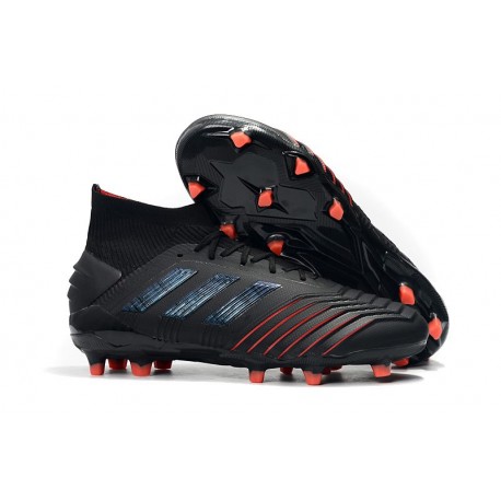 Crampons de Football Adidas Predator 19.1 FG Archetic Noir Rouge